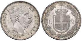 Umberto I (1878-1900) 2 Lire 1882 - Nomisma 995 AG

Status: FDC