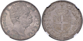 Umberto I (1878-1900) 2 Lire 1884 - Nomisma 997 AG In slab NGC MS 64+ cod. 5776391-023

Status: MS 64+
