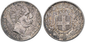 Umberto I (1878-1900) 2 Lire 1885 - Nomisma 998 AG R Bella patina riposata

Status: SPL+