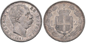 Umberto I (1878-1900) 2 Lire 1887 - Nomisma 1000 AG

Status: SPL-FDC
