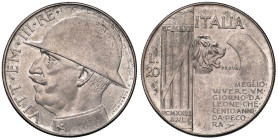 Vittorio Emanuele III (1900-1946) 20 Lire 1928 Elmetto Prova - Nomisma P18; P.P. 203 AG RRR Lievi segnetti

Status: qFDC