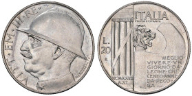 Vittorio Emanuele III (1900-1946) 20 Lire 1928 Elmetto Prova di stampa - Nomisma P19; Luppino PP151; P.P. 204 AG (g 19,94) RRRR Segnetti

Status: qF...
