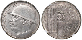 Vittorio Emanuele III (1900-1946) 20 Lire 1928 Elmetto - Nomisma 1093 AG In slab NGC MS 63 6648386-020

Status: MS 63