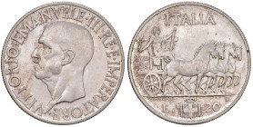 Vittorio Emanuele III (1900-1946) 20 Lire 1938 - Nomisma 1096 AG RRRR Minimi segnetti da contatto, fondi speculari. Di estrema rarità, tiratura di 20 ...