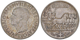 Vittorio Emanuele III (1900-1946) 20 Lire 1939 - Gig. 47 AG RRRR Solo 20 pezzi coniati

Status: FDC