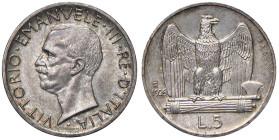 Vittorio Emanuele III (1900-1946) 5 Lire 1926 Prova - Luppino PP 173; PP 227 AG (g 5,00) RRR

Status: FDC