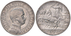 Vittorio Emanuele III (1900-1946) 2 Lire 1911 - Nomisma 1160 AG RR Delicata patina

Status: SPL+