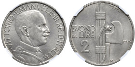 Vittorio Emanuele III (1900-1946) 2 Lire 1926 - Nomisma 1170 NI R In slab NGC MS 65 cod. 5784533-011

Status: MS 65