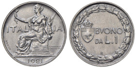 Vittorio Emanuele III (1900-1946) Lira 1921 Prova - Nomisma P44 NI RR

Status: FDC
