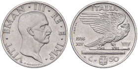 Vittorio Emanuele III (1900-1946) 50 Centesimi 1936 Prova - P.P. 283 NI RRR

Status: FDC
