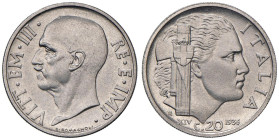 Vittorio Emanuele III (1900-1946) 20 Centesimi 1936 - Nomisma 1294 NI RR

Status: FDC