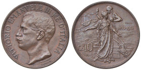 Vittorio Emanuele III (1900-1946) 10 Centesimi 1911 Prova - Nomisma P58 CU RR

Status: qFDC