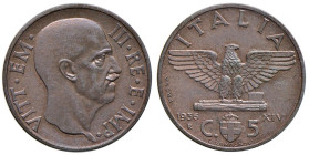 Vittorio Emanuele III (1900-1943) 5 Centesimi 1936 Prova - Nomisma P68; Luppino PP295 CU RRR Sigillata FDC da Riccardo Paolucci

Status: FDC