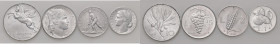 REPUBBLICA ITALIANA (1946-) 10, 5, 2 e una Lira 1949 - IT Lotto di quattro monete

Status: qFDC-FDC