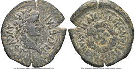 SPAIN. Bilbilis. Tiberius (AD 14-37). AE (24mm, 5.55 gm, 1h). NGC Choice VF 5/5 - 2/5. Tiberius and L. Aelius Sejanus, consuls, AD 31. TI CAESAR-AVGVS...