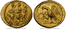 SCYTHIA. Geto-Dacians. Coson (ca. after 54 BC). AV stater (20mm, 8.43 gm, 12h). NGC MS 5/5 - 4/5. Sarmatia, Olbia. KOΣΩN, Roman consul (L. Junius Brut...
