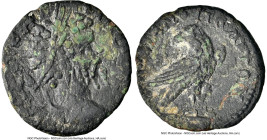 MOESIA. Marcianopolis. Septimius Severus (AD 193-211). AE (16mm, 2.09 gm, 1h). NGC VF 4/5 - 2/5. [Uncertain legend], laureate, draped bust of Septimiu...