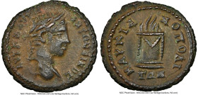 MOESIA. Marcianopolis. Elagabalus (AD 218-222). AE (17mm, 2.73 gm, 1h). NGC AU 5/5 - 3/5. ΑΥΤ Κ Μ ΑΥΡΗ-ΑΝΤΩΝEΙΝΟϹ, laureate head of Elagabalus right /...