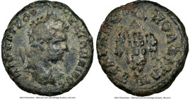 THRACE. Trajanopolis. Caracalla (AD 198-217). AE (16mm, 3.11 gm, 7h). NGC VF 5/5 - 2/5, smoothing. AVT K M AVP CE-ANTΩNEINOC, laureate head of Caracal...