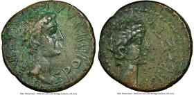 THRACIAN KINGDOM. Rhoemetalces I (ca. 11 BC-AD 12). AE (18mm, 4.09 gm, 5h). NGC Choice VF 3/5 - 3/5. ΒΑΣΙΛΕΩΣ ΡΟΙΜΗΤΑΛΚΟΥ, diademed head of Rhoemetalc...