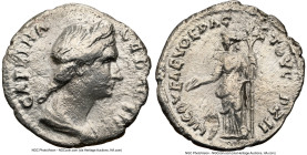 PONTUS. Amisus. Sabina (AD 128(?)-136/137). AR drachm (17mm, 8h). NGC Choice Fine, brushed. Year 168 (AD 136/137). ϹΑΒΕΙΝΑ ϹΕΒΑϹΤΗ, diademed, draped b...