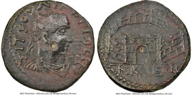 BITHYNIA. Nicaea. Quietus (AD 260-261). AE (25mm, 7.66 gm, 6h). NGC Choice XF 3/5 - 3/5. TIT ΦOYΛ I KYHTOC CEB, radiate, draped, and cuirassed bust of...
