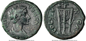 TROAS. Alexandria. Commodus, as Caesar (AD 177-192). AE (16mm, 2.79 gm, 11h). NGC VF 5/5 - 2/5, smoothing. AD 175-177. COMM-ODO CAESA, bare-headed, dr...