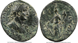 LYDIA. Nacrasa. Hadrian (AD 117-138). AE (19mm, 1h). NGC VF. ΑΥΤΟ ΤΡΑΙΑΝΟϹ-ΑΔΡΙΑΝΟϹ, laureate, cuirassed bust of Hadrian right / ΝΑΚΡΑ-ϹΙΤΩΝ, Tyche st...