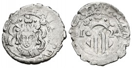 Felipe IV (1621-1665). Dieciocheno. 1624. Valencia. (FM-98). Ag. 1,86 g. Vestimenta tipo A. MBC-. Est...45,00.