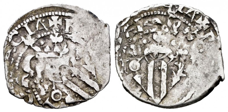 Felipe IV (1621-1665). Dieciocheno. 1624. Valencia. (FM-no cita). Ag. 2,01 g. Ac...