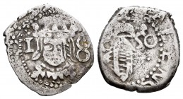 Felipe IV (1621-1665). Dieciocheno. 1650. Valencia. (FM-153). Ag. 1,92 g. El 5 de la fecha es una S. Rara. BC+. Est...50,00.