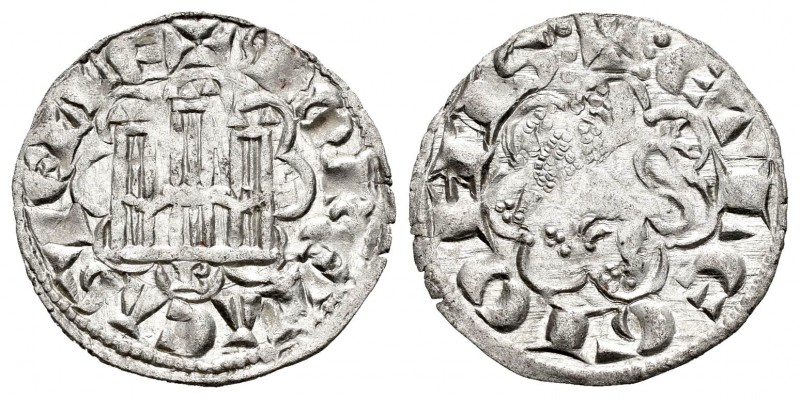 Reino de Castilla y León. Alfonso X (1252-1284). Novén. Burgos. (Bautista-394). ...