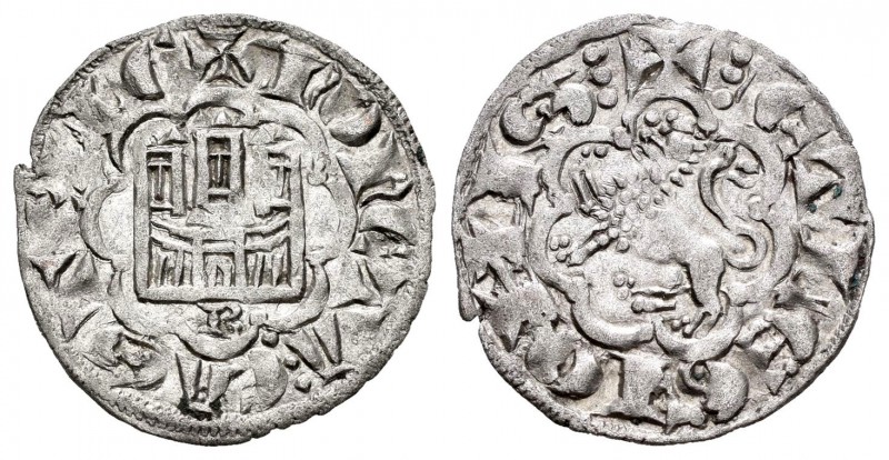 Reino de Castilla y León. Alfonso X (1252-1284). Novén. Burgos. (Bautista-394). ...