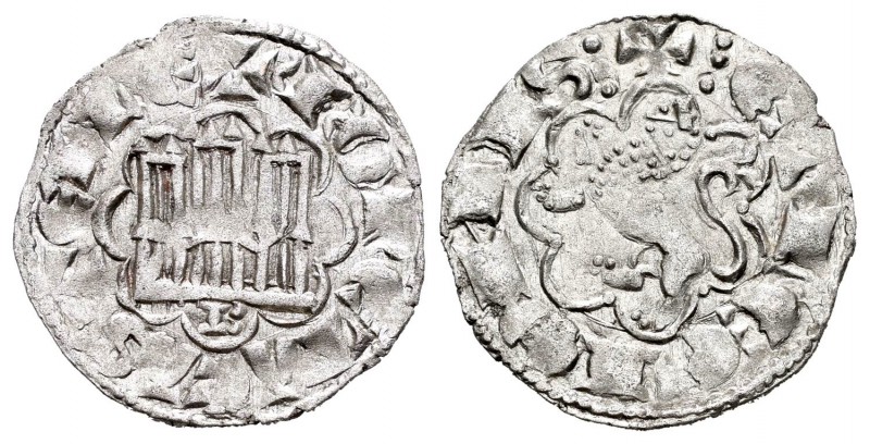 Reino de Castilla y León. Alfonso X (1252-1284). Novén. Burgos. (Bautista-394). ...