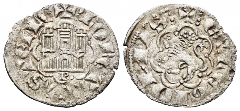 Reino de Castilla y León. Alfonso X (1252-1284). Novén. Burgos. (Bautista-394 va...