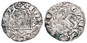 Reino de Castilla y León. Alfonso X (1252-1284). Novén. Coruña. (Bautista-395.1). Ve. 0,82 g. Venera moderna bajo castillo. EBC-. Est...30,00.