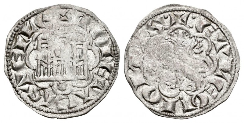 Reino de Castilla y León. Alfonso X (1252-1284). Novén. Coruña. (Bautista-395.1)...