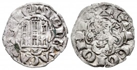 Reino de Castilla y León. Alfonso X (1252-1284). Novén. Cuenca. (Bautista-397). Ve. 0,79 g. Cuenco con base bajo castillo. MBC. Est...20,00.