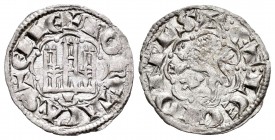 Reino de Castilla y León. Alfonso X (1252-1284). Novén. Cuenca. (Bautista-397 variante). Anv.: MONETA CAS.TELE. Cuenco con pie bajo castillo. Ve. 0,79...