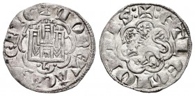 Reino de Castilla y León. Alfonso X (1252-1284). Novén. León. (Bautista-398). Ve. 0,91 g. L bajo el castillo. EBC-. Est...30,00.