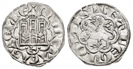 Reino de Castilla y León. Alfonso X (1252-1284). Novén. León. (Bautista-398 variante). Ve. 0,79 g. La L parece una T tumbada bajo el castillo. EBC+. E...