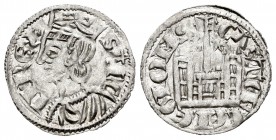 Reino de Castilla y León. Sancho IV (1284-1295). Cornado. Burgos. (Bautista-427). Anv.: Rombo en la corona. Rev.: B y estrella a los lados de la cruz....