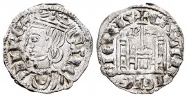 Reino de Castilla y León. Sancho IV (1284-1295). Cornado. Burgos. (Bautista-427 variante). Anv.: Triángulo en corona. Rev.: B y estrella alos lados de...