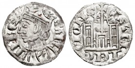 Reino de Castilla y León. Sancho IV (1284-1295). Cornado. Burgos. (Bautista-427 variante). Anv.: Cruz en corona. Rev.: B y estrella a los lados de la ...