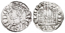 Reino de Castilla y León. Sancho IV (1284-1295). Cornado. Burgos. (Bautista-427 variante). Anv.: Corona con cruz. Rev.: B y estrella a los lados de la...