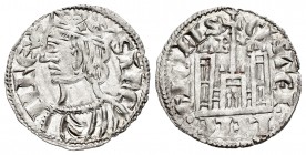 Reino de Castilla y León. Sancho IV (1284-1295). Cornado. Burgos. (Bautista-427 variante). Rev.: CASTELE LE·GIONIS. Con B y estrella a los lados de la...