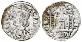 Reino de Castilla y León. Sancho IV (1284-1295). Cornado. Burgos. (Bautista-427 variante). Anv.: Punto en corona. Rev.: B y estrella a los lados de la...