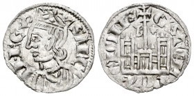 Reino de Castilla y León. Sancho IV (1284-1295). Cornado. Burgos. (Bautista-427 variante). Anv.: Rombo en corona. Rev.: B y estrella a los lados de la...