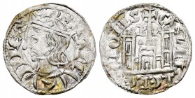 Reino de Castilla y León. Sancho IV (1284-1295). Cornado. Burgos. (Bautista-427.1 variante). Anv.: Corona con cruz y estrella encima. Rev.: B y estrel...