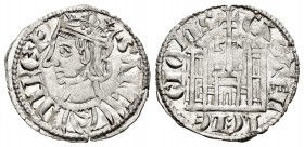 Reino de Castilla y León. Sancho IV (1284-1295). Cornado. Burgos. (Bautista-427.1 variante). Anv.: Corona con 3 puntos y estrella encima. Rev.: B y es...